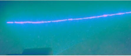 Picture of Laser Beam Underwater