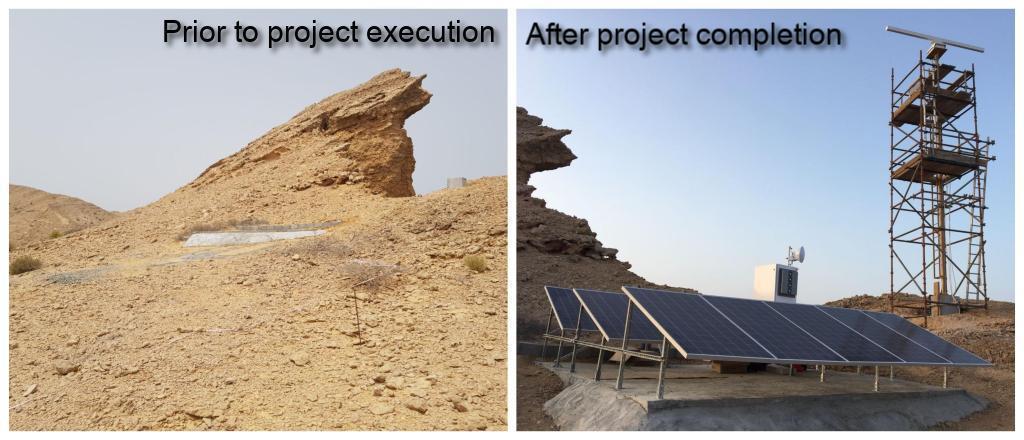 Project Site Before & After Radar Setup