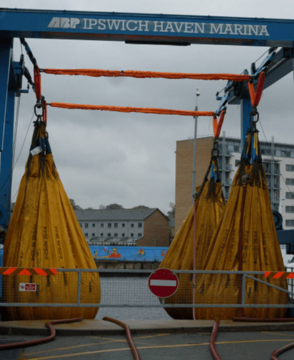 Load Test of Boat Hoist Underway