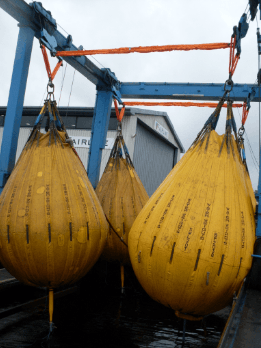 Load Test of 70t Boat Handling Hoist 