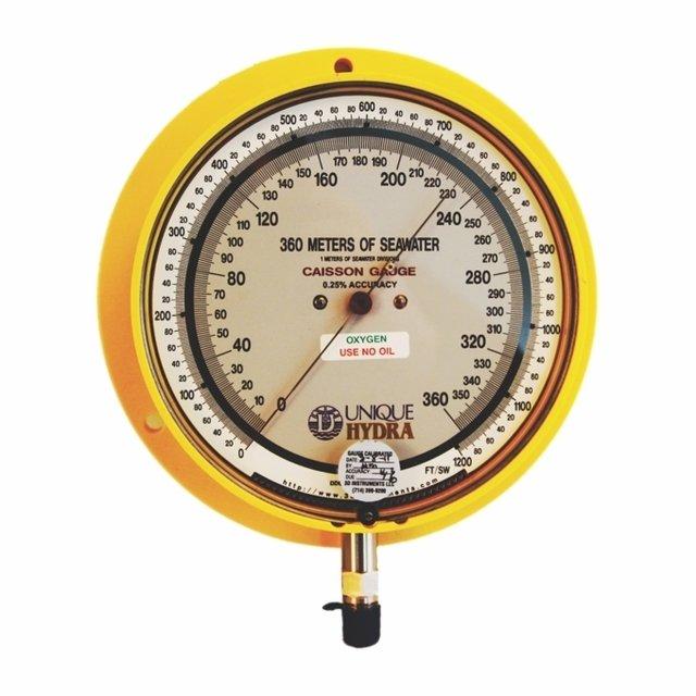 UG: 6″ Caisson Gauge (360MSW/1200FSW, 3D)