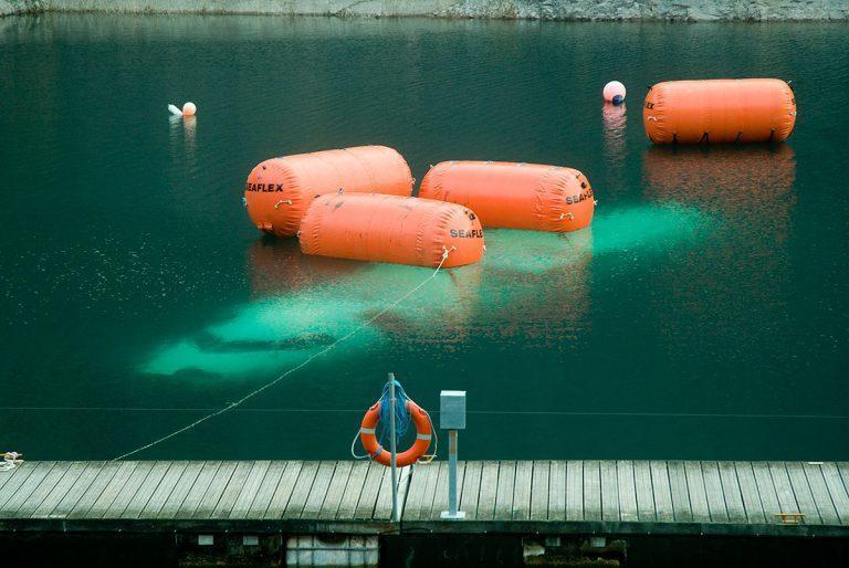 Marine Salvage | Lifeboat Testing Water Weights