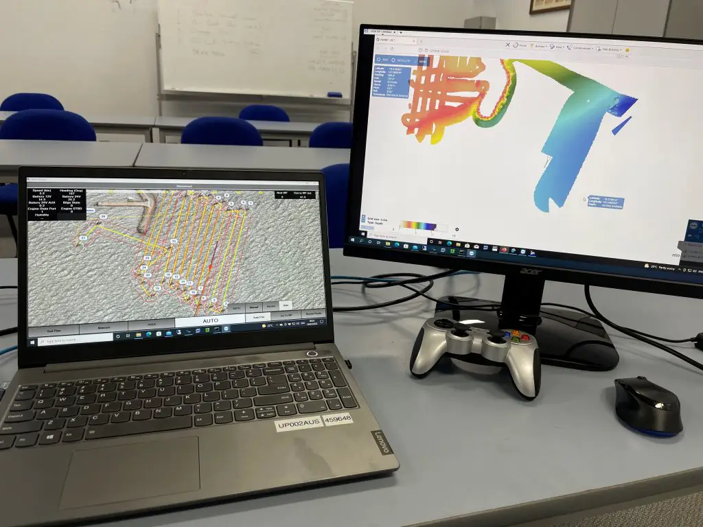 Bathymetry Survey Data Collected from the Survey at Cape Ferguson Australia