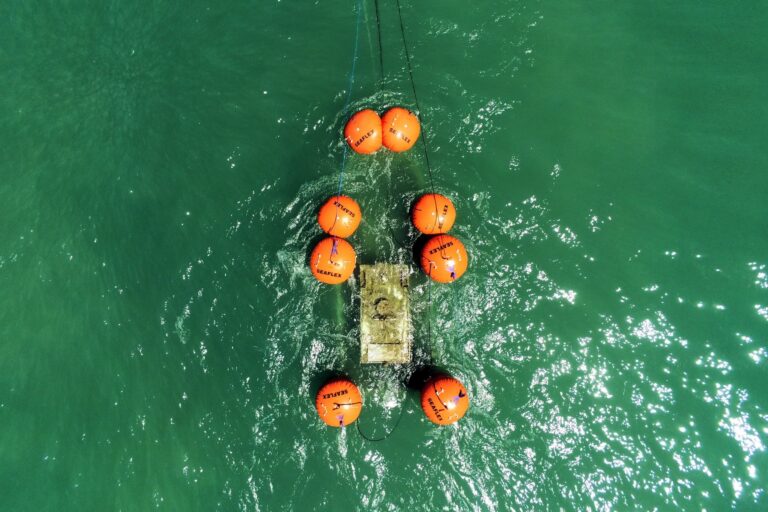 Marine Salvage Operations with Buoyancy Bags