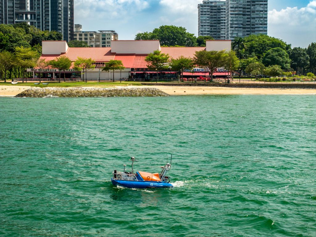 Coastal survey performed in Singapore with Uni-Pact USV
