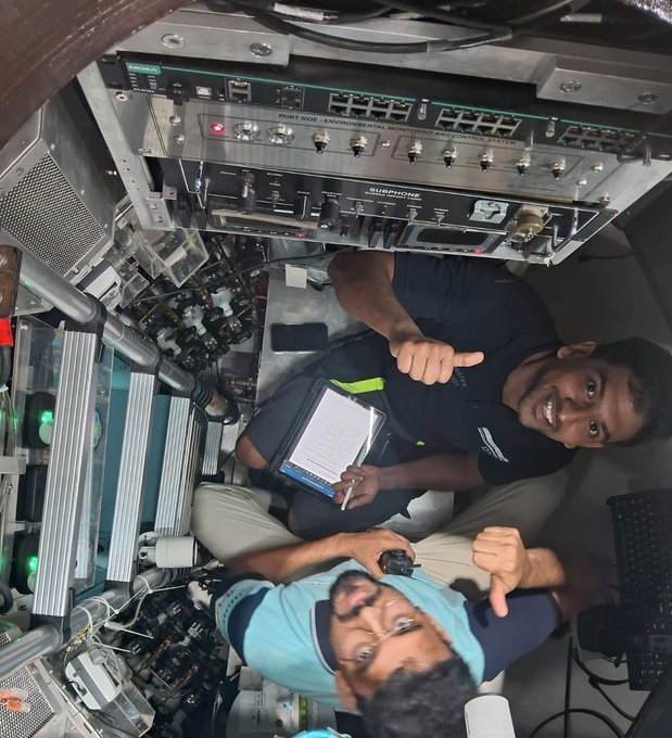 inside the pressure hull of MATSYA 6000