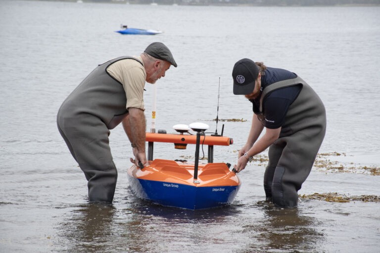 Uni-Mini USV bathymetry survey