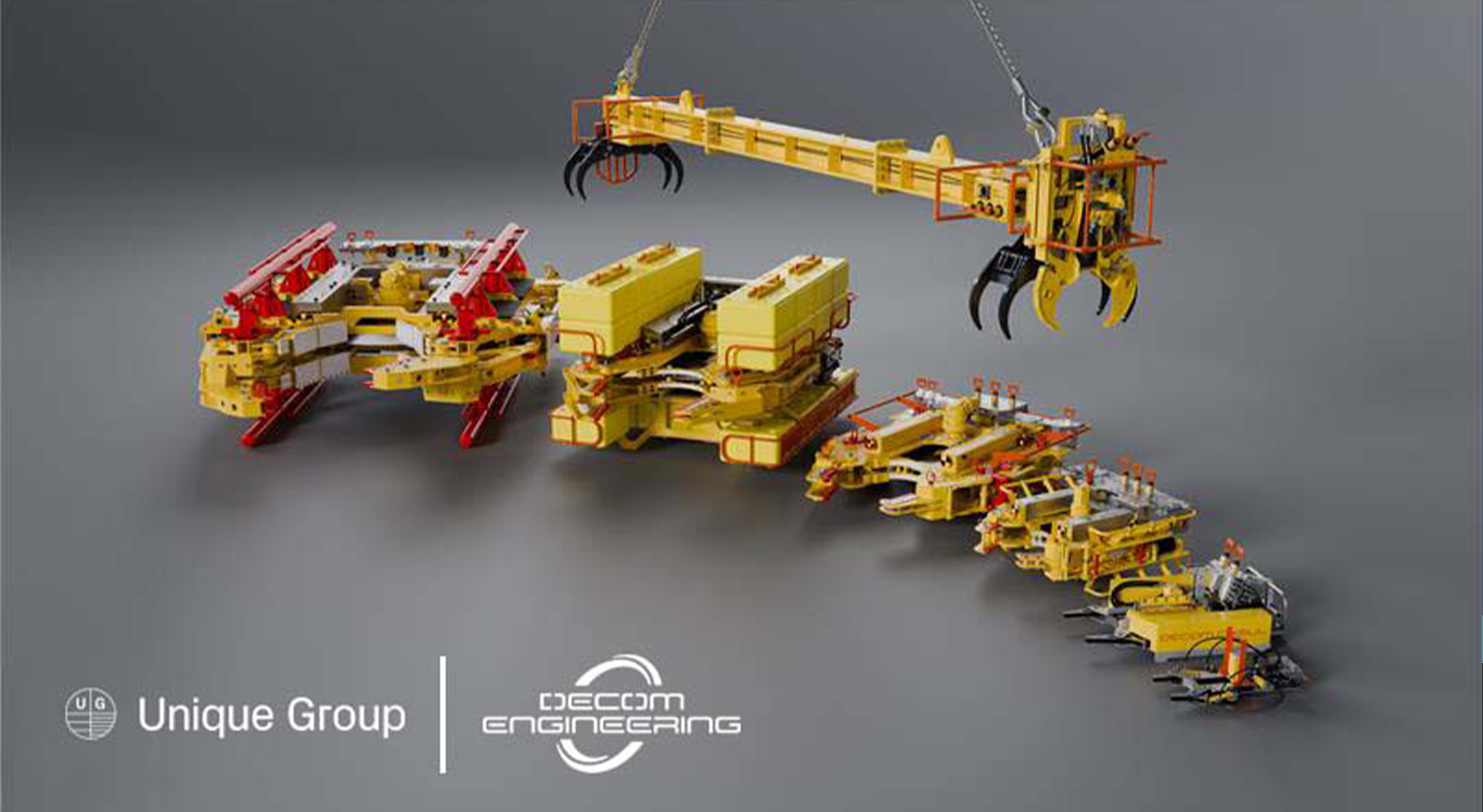 Decom Engineering subsea cutting and removal tools used in offshore decommissioning operations