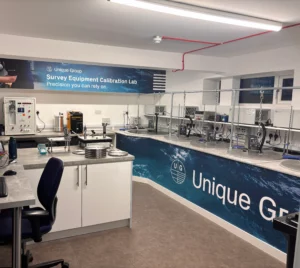 Unique Group Aberdeen calibration laboratory for offshore survey and oceanographic equipment