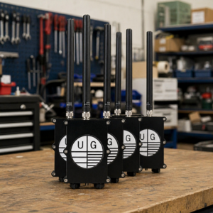 Uni-Mesh XR offshore IP mesh radio system with dual antennas for long-range vessel communication