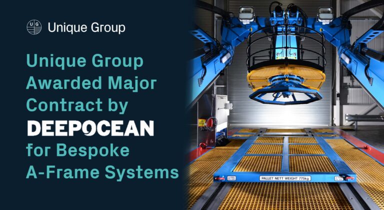 Unique Group A-Frame system for offshore lifting supplied to DeepOcean for subsea operations