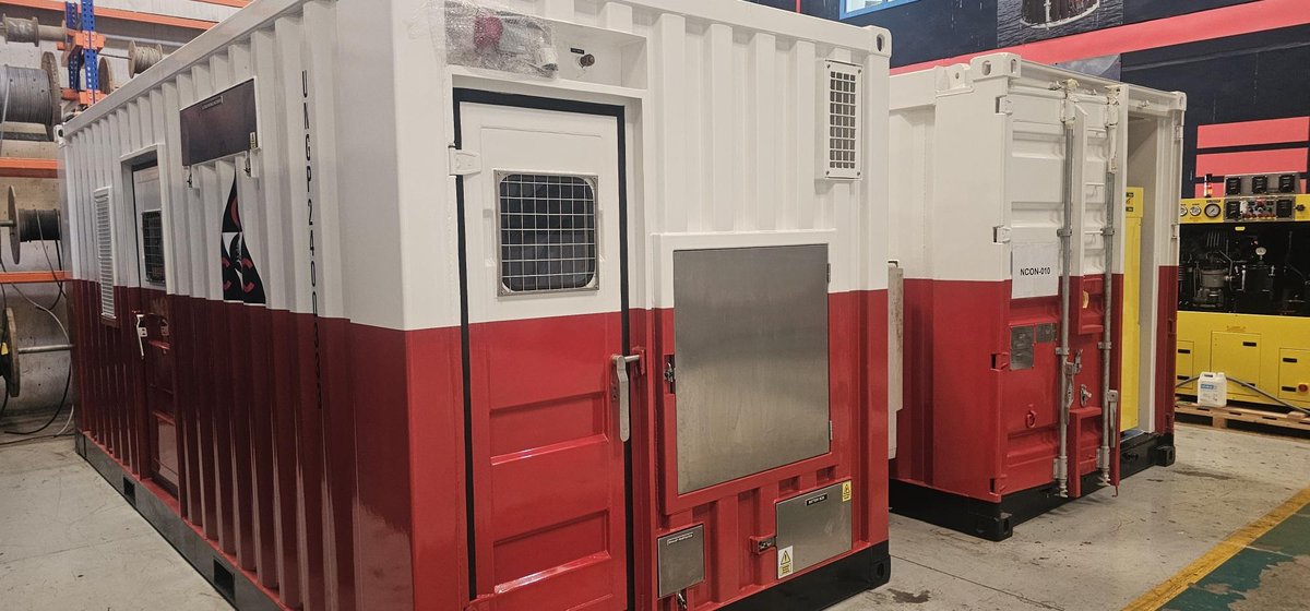 Unique Group dive control containers manufactured in-house at the Diving & Life Support facility