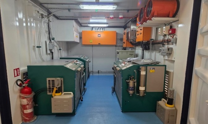 Container Machinery support