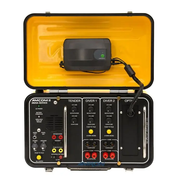 Amron AMCOM II 2825A-13 Two Diver Communicator with Wireless Tender