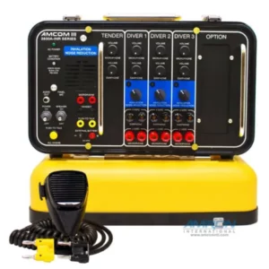 Amron AMCOM III 2830A-08 portable three diver communicator with inhalation noise reduction
