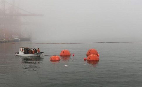 Air Lift Bags for Removing Storm Wreckage in Oman