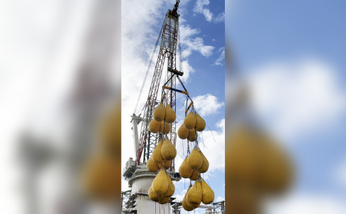 Water Weights Americas 2420t load test