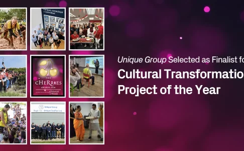 Unique Group HR Team finalist at cHeRries Awards 2026 for culture transformation programme