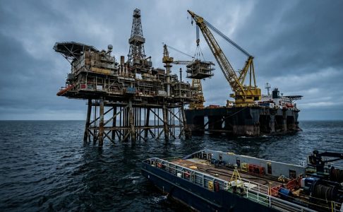 Offshore decommissioning equipment, ROV inspection of subsea structure during decommissioning operations