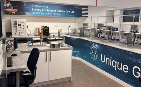Survey equipment calibration laboratory in Aberdeen with UKAS-traceable oceanographic sensor testing